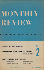 Monthly Review Volume 2, Number 2 (June 1950)