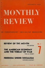 Monthly Review Volume 2, Number 7 (November 1950)