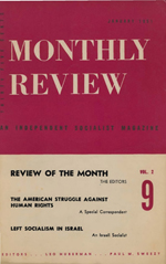 Monthly Review Volume 2, Number 9 (January 1951)