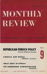 Monthly Review Volume 4, Number 9 (January 1953)