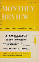 Monthly Review Volume 5, Number 4 (August 1953)