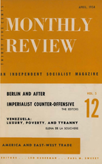 Monthly Review Volume 5, Number 12 (April 1954)