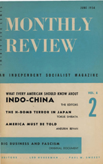 Monthly Review Volume 6, Number 2 (June 1954)