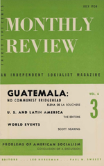 Monthly Review Volume 6, Number 3 (July 1954)
