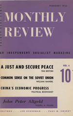 Monthly Review Volume 6, Number 10 (February 1955)