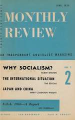 Monthly Review Volume 7, Number 2 (June 1955)