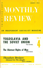 Monthly Review Volume 7, Number 4 (August 1955)