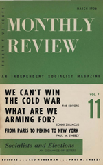 Monthly Review Volume 7, Number 11 (March 1956)