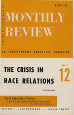 Monthly Review Volume 7, Number 12 (April 1956)