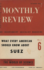 Monthly Review Volume 8, Number 6 (October 1956)