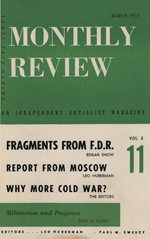 Monthly Review Volume 8, Number 11 (March 1957)