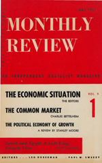 Monthly Review Volume 9, Number 1 (May 1957)