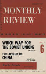 Monthly Review Volume 9, Number 5 (October 1957)