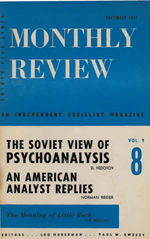 Monthly Review Volume 9, Number 7 (December 1957)
