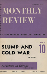 Monthly Review Volume 9, Number 9 (February 1958)