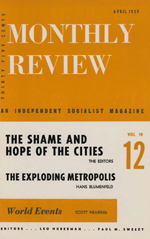 Monthly Review Volume 10, Number 11 (April 1959)