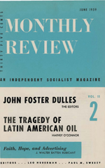 Monthly Review Volume 11, Number 2 (June 1959)