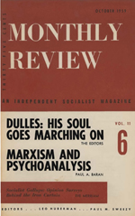 Monthly Review Volume 11, Number 5 (October 1959)