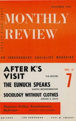 Monthly Review Volume 11, Number 6 (November 1959)