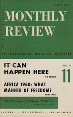 Monthly Review Volume 11, Number 10 (March 1960)