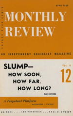 Monthly Review Volume 11, Number 11 (April 1960)