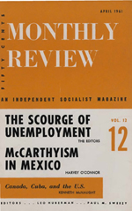 Monthly Review Volume 12, Number 11 (April 1961)