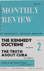 Monthly Review Volume 13, Number 2 (June 1961)