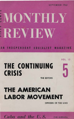 Monthly Review Volume 13, Number 4 (September 1961)