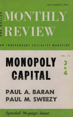 Monthly Review Volume 14, Number 3 (July-August 1962)