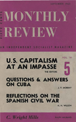 Monthly Review Volume 14, Number 4 (September 1962)