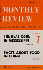 Monthly Review Volume 14, Number 6 (November 1962)