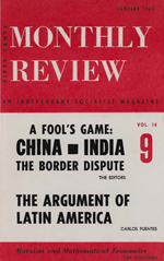 Monthly Review Volume 14, Number 8 (January 1963)