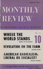 Monthly Review Volume 14, Number 9 (February 1963)