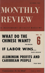 Monthly Review Volume 15, Number 5 (October 1963)
