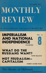 Monthly Review Volume 15, Number 7 (December 1963)