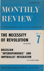 Monthly Review Volume 17, Number 7 (December 1965)