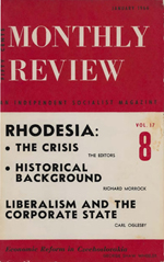 Monthly Review Volume 17, Number 8 (January 1966)