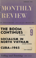 Monthly Review Volume 17, Number 9 (February 1966)