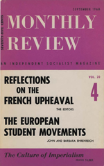Monthly Review Volume 20, Number 4 (September 1968)