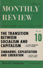 Monthly Review Volume 20, Number 10 (March 1969)