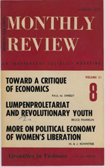 Monthly Review Volume 21, Number 8 (January 1970)