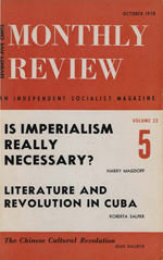 Monthly Review Volume 22, Number 5 (October 1970)