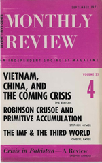 Monthly Review Volume 23, Number 4 (September 1971)
