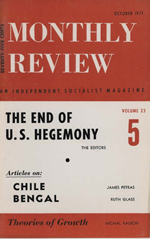 Monthly Review Volume 23, Number 5 (October 1971)