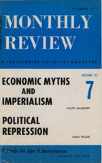 Monthly Review Volume 23, Number 7 (December 1971)