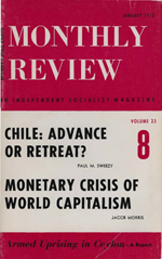 Monthly Review Volume 23, Number 8 (January 1972)