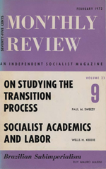 Monthly Review Volume 23, Number 9 (February 1972)
