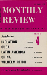 Monthly Review Volume 25, Number 4 (September 1973)