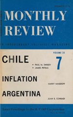 Monthly Review Volume 25, Number 7 (December 1973)