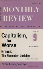 Monthly Review Volume 25, Number 9 (February 1974)